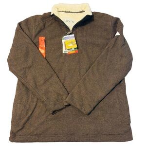 ORVIS Men’s Medium Brown‎ Field Hunting Jacket Thick Quilted Lined